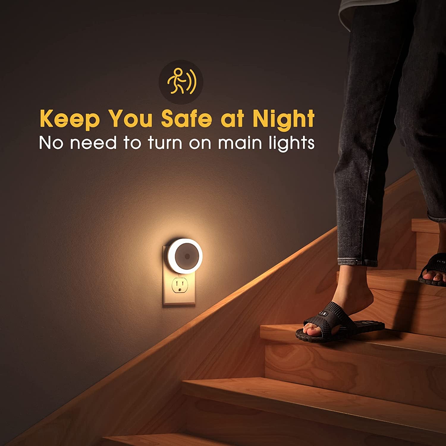 LED Baby Night Lights Plug into Wall [4Pack]