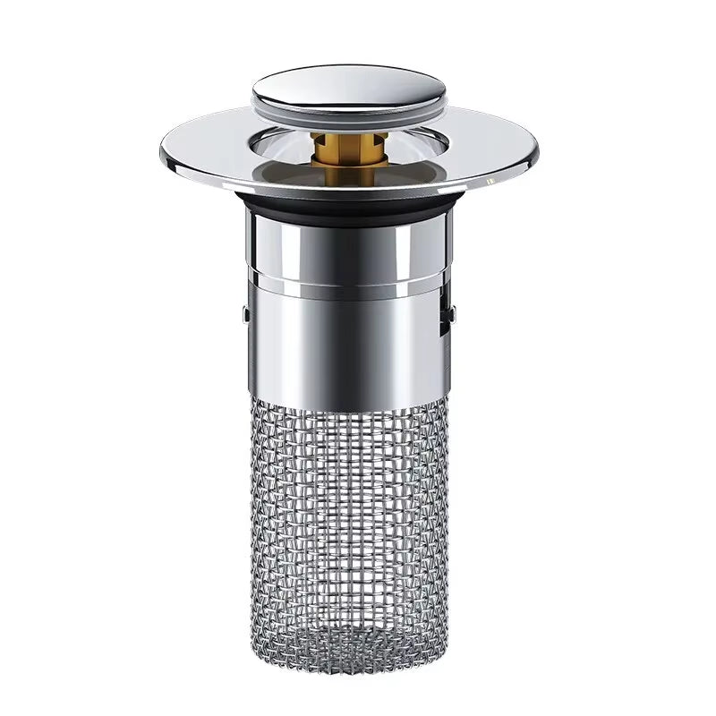Washbasin Leak Plug, Stainless Steel Odor Proof Bouncing Core