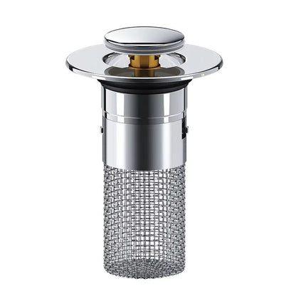 Washbasin Leak Plug, Stainless Steel Odor Proof Bouncing Core