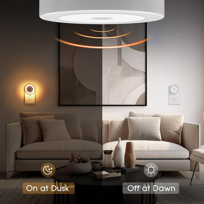 LED Baby Night Lights Plug into Wall [4Pack]