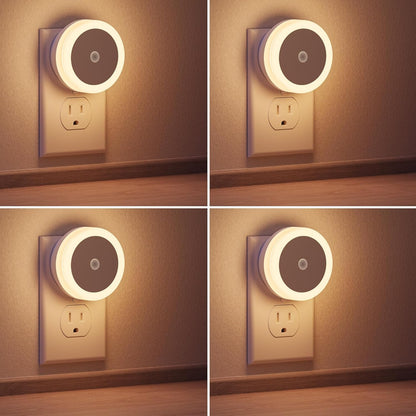 LED Baby Night Lights Plug into Wall [4Pack]